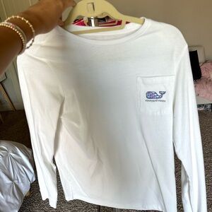 Vineyard Vines White Long Sleeve Shirt